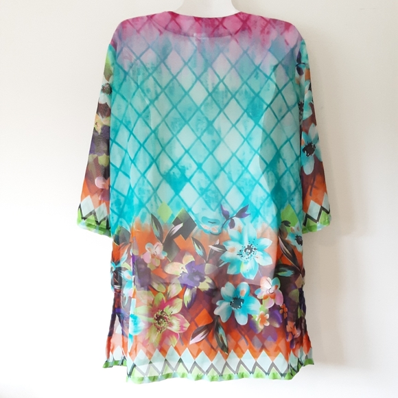 Rima Colourful Swim Cover-Up - Picture 2 of 8